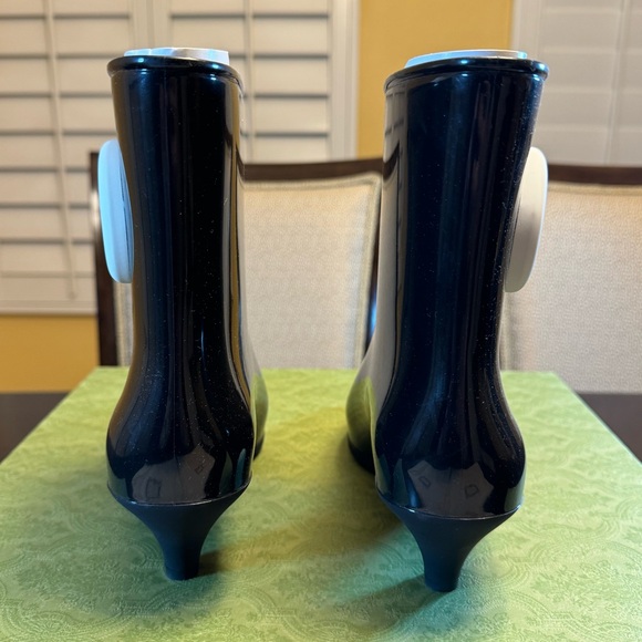 New Authentic Gucci GG Logo Rubber Boots - Picture 10 of 12